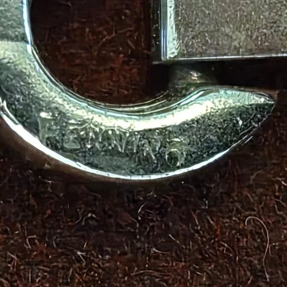 Signed Pennino Rhinestone Bracelet 7.5” Vintage 1930s–40s NY Designer Jewelry - Picture 5 of 5